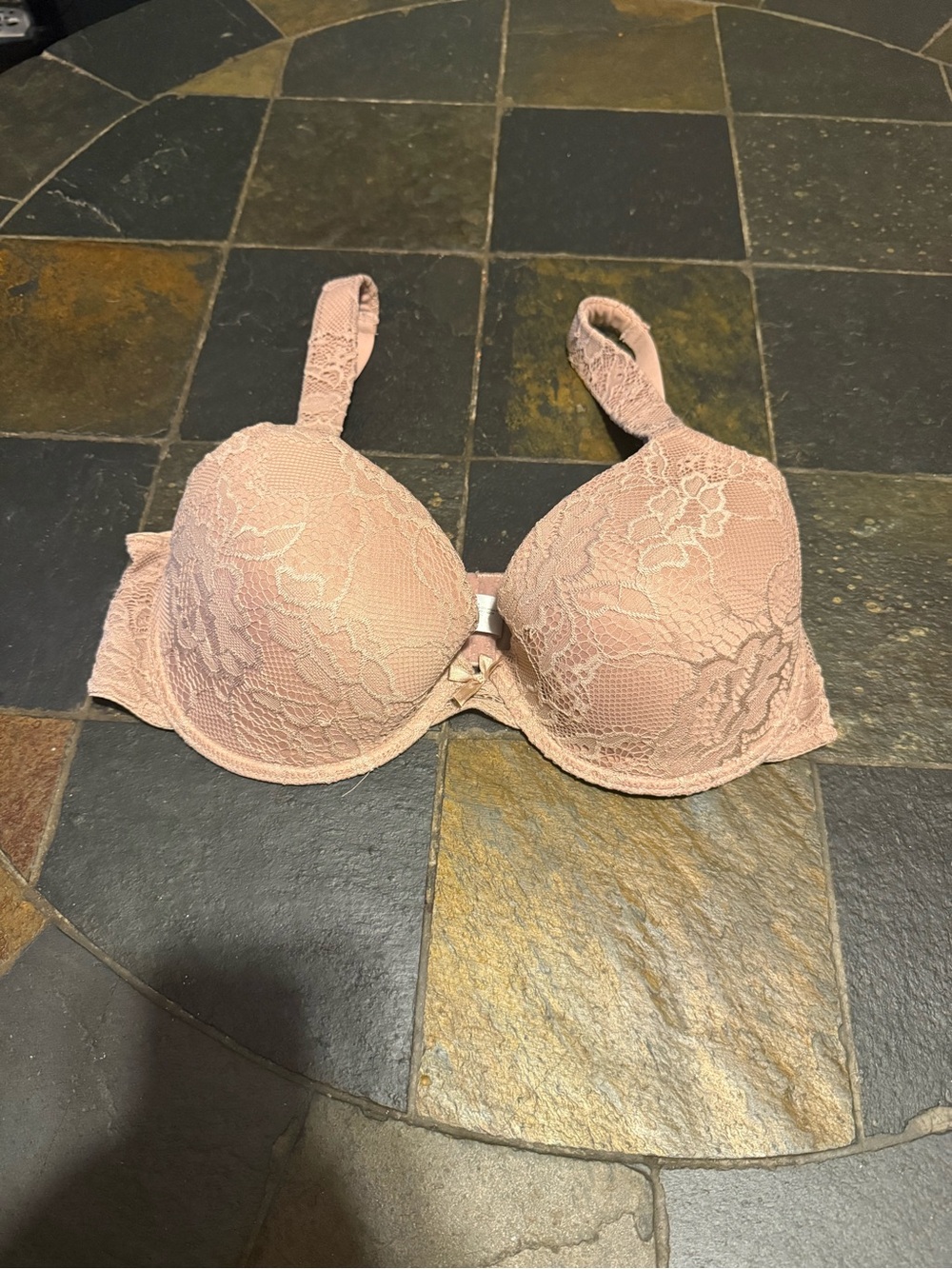 Delta Burke Lace Contour Bra - Dusty Rose